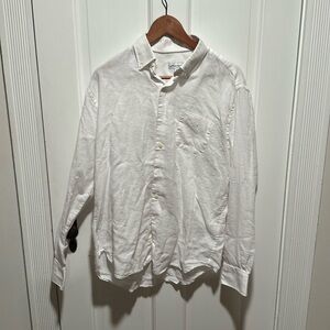 Peter Millar Men’s Linen Dress Shirt Large